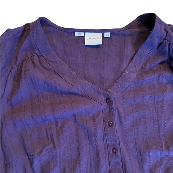 ASOS JUNAROSE 100% Cotton Gorgeous Like New Purple Bohemian Maxi Dress - Plus 24 - Picture 5 of 12